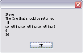 The image of the message box that was returned when I clicked the button.